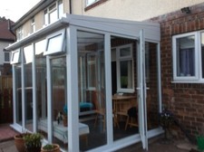 FANTASTIC SPRING SAVING -white upvc full height leanto conservatory 3m x 2m 