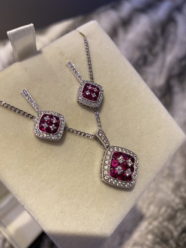 White gold ruby and - white,
