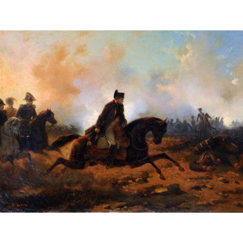 Bellange napoleon charging - bellange,