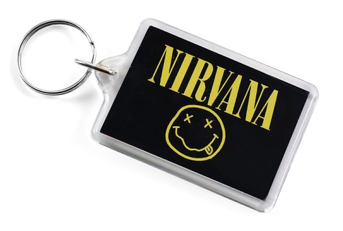 Nirvana keyring grunge - nirvana,