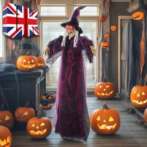 Halloween led talking witch - halloween,