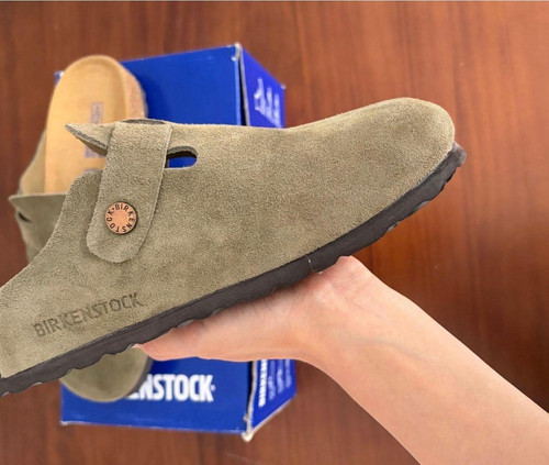 Birkenstock boston men green - men's,