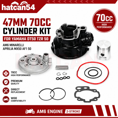 47mm 70cc cylinder kit for - 70cc,