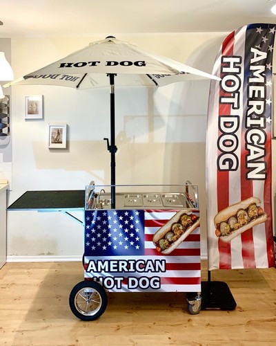 Hot dog mobile catering - hot, cart