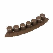 Brick Brown Palisade 4.05 Set Elastic Weather Resistant Flower Bed Edging