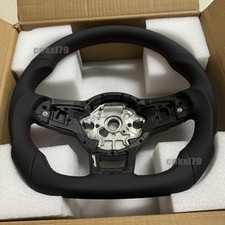 Leather steering wheel - leather,