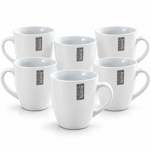 Avante 12oz plain white - plain,