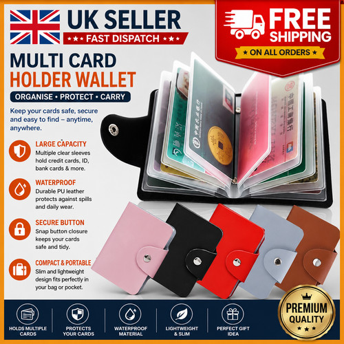 24slots card holder wallet - card,