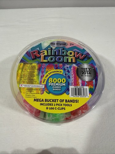 Rainbow loom jumbo - rainbow,