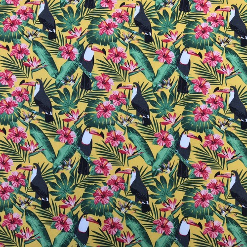 Toucan birds tropical poplin - birds,