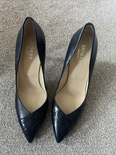 Hobbs blue leather court - blue,