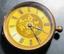 Antique Cuivre 9ct Gold Floral Pocket Watch