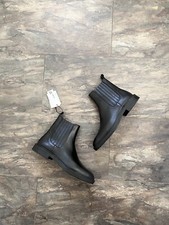 Zara Black Leather Flat