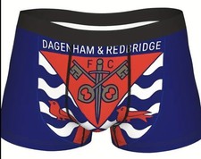 DAGENHAM AND REDBRIDGE MENS NOVELTY BOXER SHORTS  , VARIOUS SIZES ... BRAND NEW