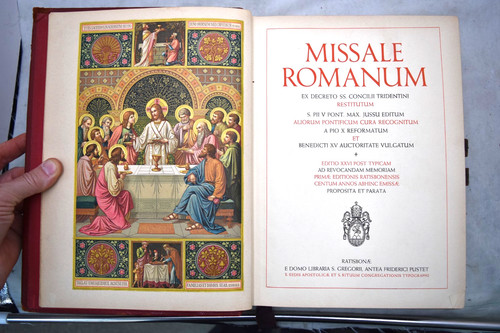 Older roman missal missale - roman, missal,