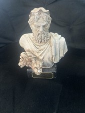 Hades small bust figurine - Ancient Greek God of The Underworld - Pluto Cerberus
