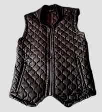 Zara Black Zip Up Quilted Faux