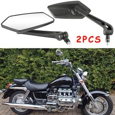 For Honda Valkyrie 1500 GL1500C 1800 GL1800C Motorcycle Rear View Mirrors Black