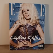 Lily Allen Pete Doherty BIBA Gareth Pugh Matthew Williamson ELLE LONDON MAGAZINE