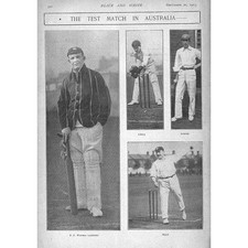 CRICKET The England Team for