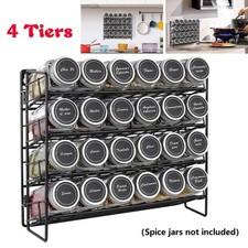 4 Tier Spice Rack Stand & Wall
