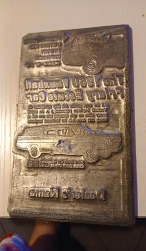 Metal letterpress printing - letterpress,