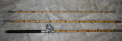 Vintage bamboo cane - vintage, 10'