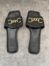 Primark Black Sandals Size 7