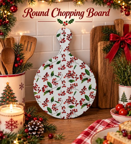 Melamine round chopping board - round,