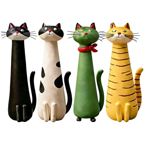 Quirky cat vase - 1x,