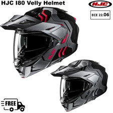 HJC I80 Velly Flip Up Dual Sports Adventure Bike Motorcycle Helmet ECE 22.06