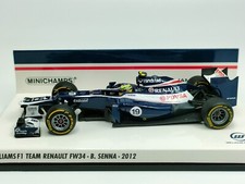 1:43 Minichamps Bruno Senna Williams Renault 2012 FW34