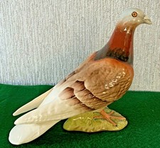 BESWICK BIRD PIGEON BROWN & WHITE GLOSS MODEL No. 1383B PERFECT