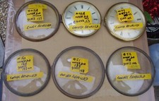 1930's clock  bezel , with BEVELLED glass , choose the one you want.ref: #47a#52