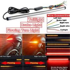 12v Motorbike Strip Rear Tail Indicator Brake LED Light Cafe Racer Streetfighter