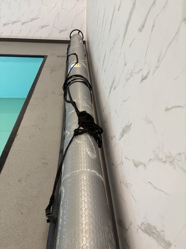 Pool roller and cover - and,