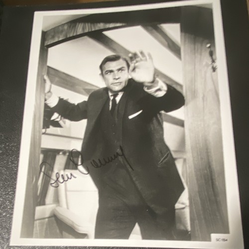 Sean connery signed james - signed,