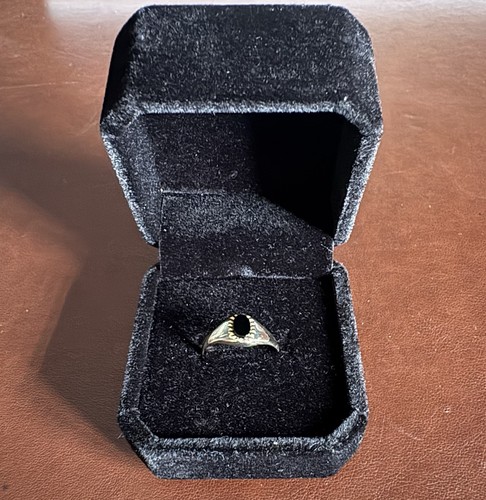 9ct gold black onyx signet
