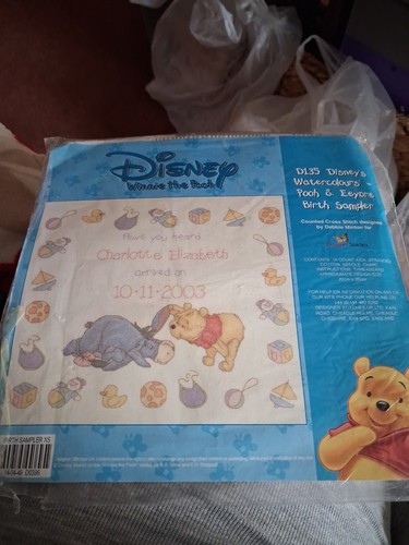 Winnie the pooh cross - the, stitch