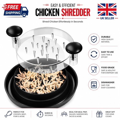 Large chicken shredder tool - large,