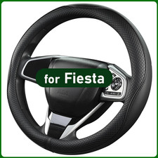 Black Deluxe Leather Steering