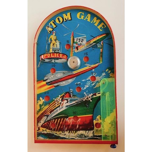 Atom game vintage wood pinball - game,