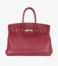 Hermès Rubis Clemence Leather