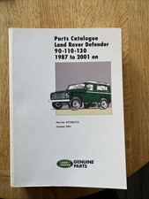 Land Rover Defender 1987-2001 Parts Catalogue STC9021CC