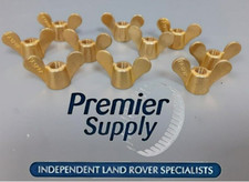 10 x LAND ROVER DEFENDER CLASSIC RANGE ROVER BATTERY J-BOLT M6 WING NUTS AFU1272