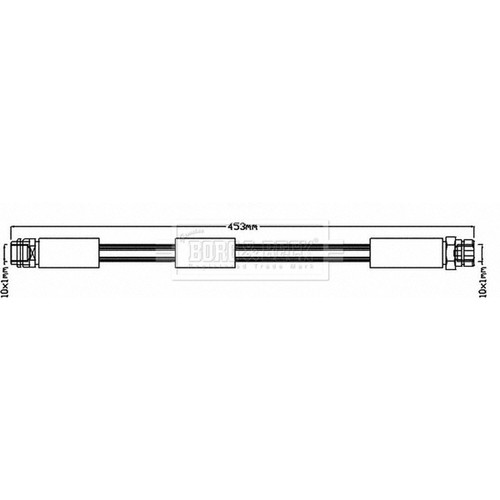 Brake hose for - for, d3