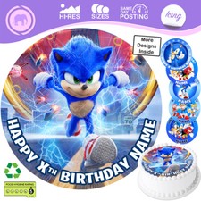 Sonic the Hedgehog Cake Topper