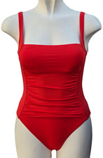 M&S Plain Swimsuit Swimming Costume Non Wired Size 8 12 14 16 18 Reg Long