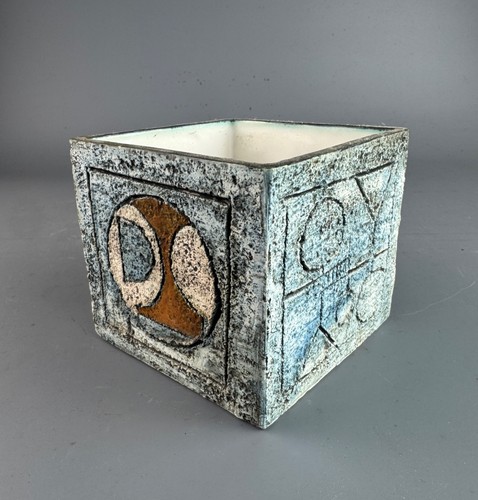 Troika pottery cube vase - troika,