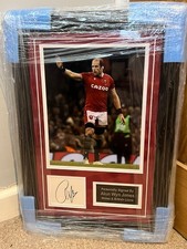 Alun Wyn Jones Framed Signed Photo - Wales and British Lions - COA